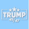 TRUMP 45 / 47 MAGA America USA - Vinyl Decal Sticker - CHOOSE Size & Color