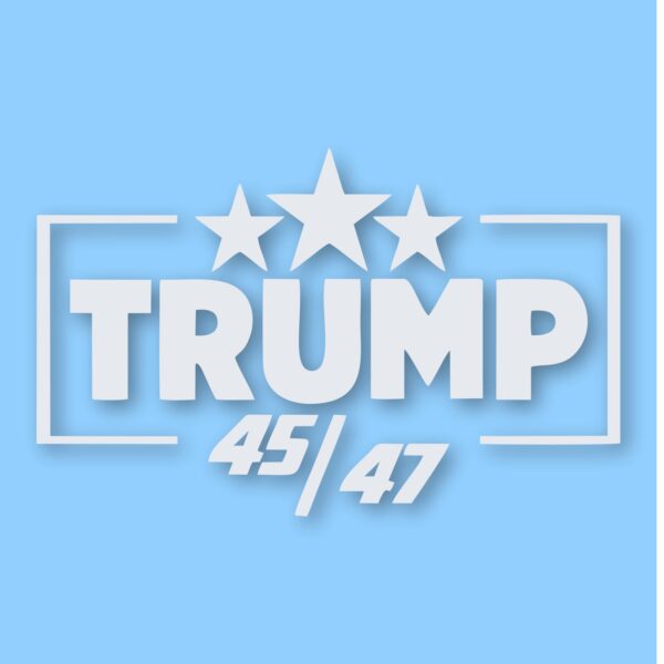 TRUMP 45 / 47 MAGA America USA - Vinyl Decal Sticker - CHOOSE Size & Color