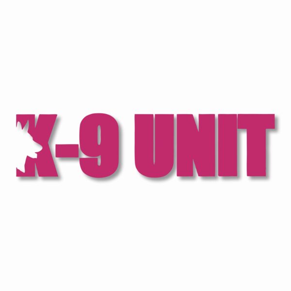 K9 K-9 Unit Police Dog Law Enforcement - Vinyl Decal Sticker - CHOOSE Size & Col