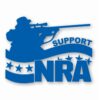 NRA Guy Rifle Support 2nd Amendmen t- Vinyl Decal Sticker - CHOOSE Size & Color