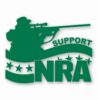 NRA Guy Rifle Support 2nd Amendmen t- Vinyl Decal Sticker - CHOOSE Size & Color