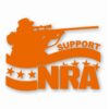 NRA Guy Rifle Support 2nd Amendmen t- Vinyl Decal Sticker - CHOOSE Size & Color