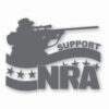 NRA Guy Rifle Support 2nd Amendmen t- Vinyl Decal Sticker - CHOOSE Size & Color