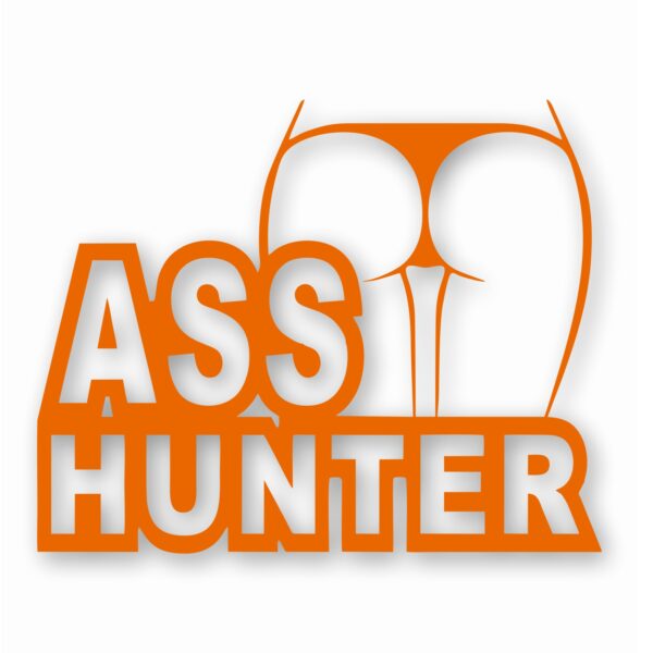 Sexy Girls Ass Hunter Naked JDM - Vinyl Decal Sticker - CHOOSE Size & Color