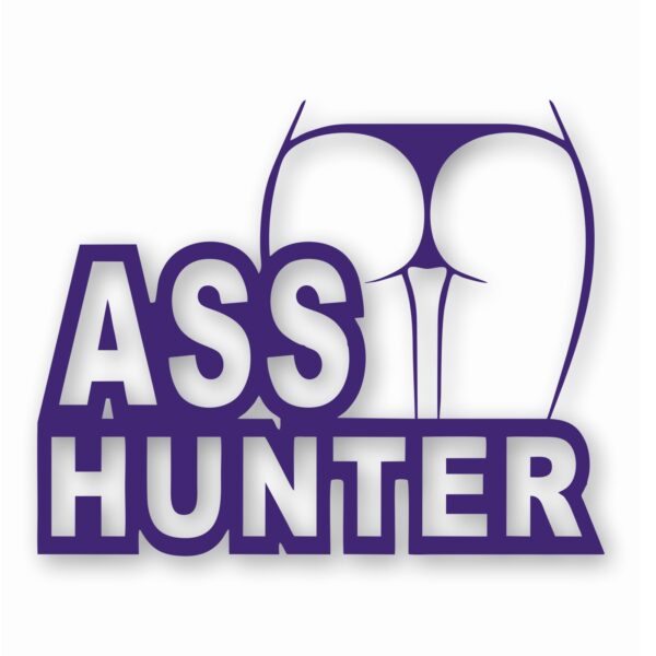 Sexy Girls Ass Hunter Naked JDM - Vinyl Decal Sticker - CHOOSE Size & Color