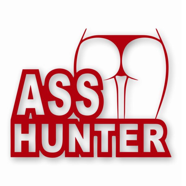 Sexy Girls Ass Hunter Naked JDM - Vinyl Decal Sticker - CHOOSE Size & Color