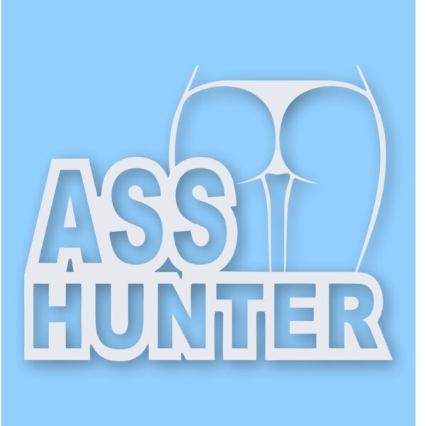 Sexy Girls Ass Hunter Naked JDM - Vinyl Decal Sticker - CHOOSE Size & Color