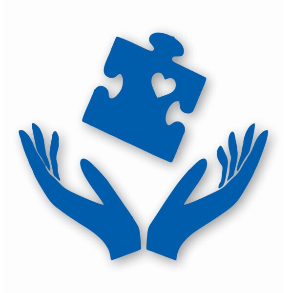 Autism Hands Awareness Love Child  - Vinyl Decal Sticker - CHOOSE Size & Color