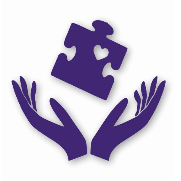 Autism Hands Awareness Love Child  - Vinyl Decal Sticker - CHOOSE Size & Color