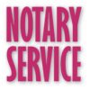 Notary Service Business Store - Vinyl Decal Sticker - CHOOSE Size & Color