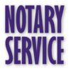 Notary Service Business Store - Vinyl Decal Sticker - CHOOSE Size & Color