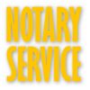 Notary Service Business Store - Vinyl Decal Sticker - CHOOSE Size & Color