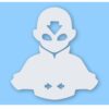 1040-White.jpg Avatar Aang Airbender - Vinyl Decal Sticker - CHOOSE Size & Color