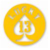 Lucky 13 Spade Card Motorcycle - Vinyl Decal Sticker - CHOOSE Size & Color
