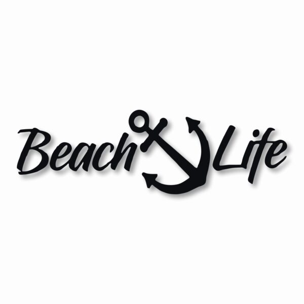 Beach Salt Life Signature - Vinyl Decal Sticker - CHOOSE Size & Color