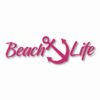 Beach Salt Life Signature - Vinyl Decal Sticker - CHOOSE Size & Color