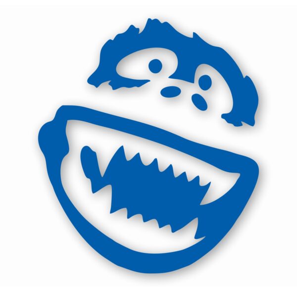 1049-Blue.jpg Abominable Snowman - Vinyl Decal Sticker - CHOOSE Size & Color