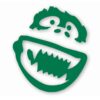 1049-Green.jpg Abominable Snowman - Vinyl Decal Sticker - CHOOSE Size & Color