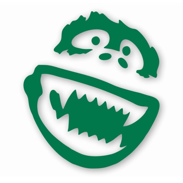 1049-Green.jpg Abominable Snowman - Vinyl Decal Sticker - CHOOSE Size & Color