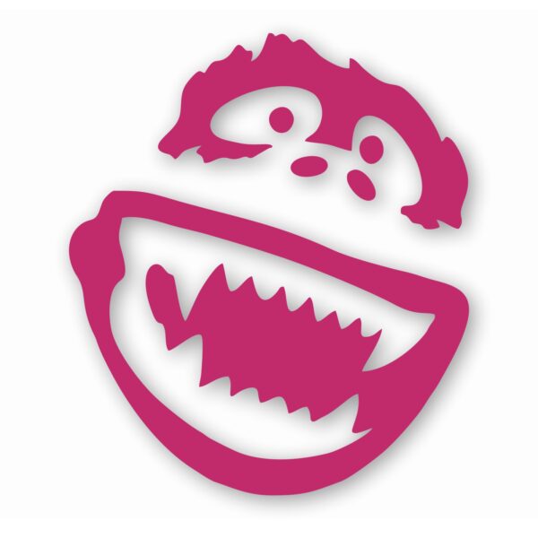 1049-Pink.jpg Abominable Snowman - Vinyl Decal Sticker - CHOOSE Size & Color