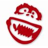 1049-Red.jpg Abominable Snowman - Vinyl Decal Sticker - CHOOSE Size & Color