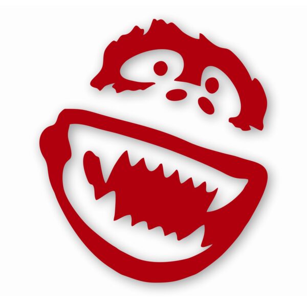 1049-Red.jpg Abominable Snowman - Vinyl Decal Sticker - CHOOSE Size & Color