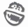1049-SilverMetallic.jpg Abominable Snowman - Vinyl Decal Sticker - CHOOSE Size & Color