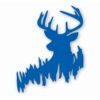 Deer in Woods Buck Whitetail Hunting - Vinyl Decal Sticker - CHOOSE Size & Color