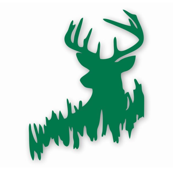 Deer in Woods Buck Whitetail Hunting - Vinyl Decal Sticker - CHOOSE Size & Color