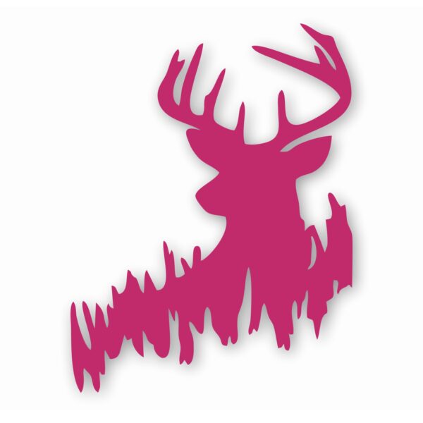 Deer in Woods Buck Whitetail Hunting - Vinyl Decal Sticker - CHOOSE Size & Color