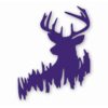 Deer in Woods Buck Whitetail Hunting - Vinyl Decal Sticker - CHOOSE Size & Color