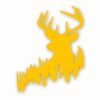 Deer in Woods Buck Whitetail Hunting - Vinyl Decal Sticker - CHOOSE Size & Color