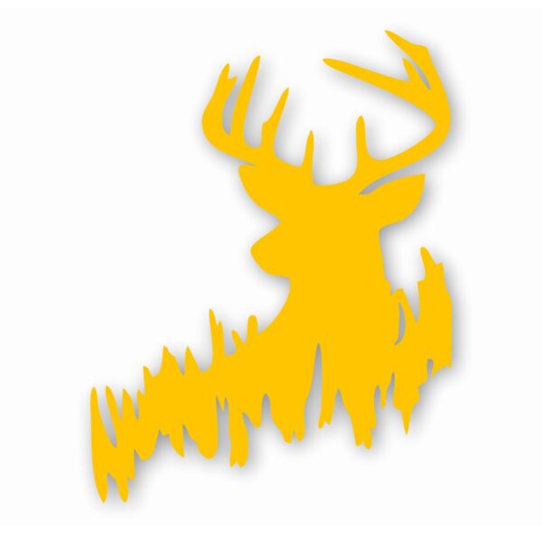 Deer in Woods Buck Whitetail Hunting - Vinyl Decal Sticker - CHOOSE Size & Color