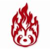 Fire Ferrets Anime Cartoon Pet Team - Vinyl Decal Sticker - CHOOSE Size & Color