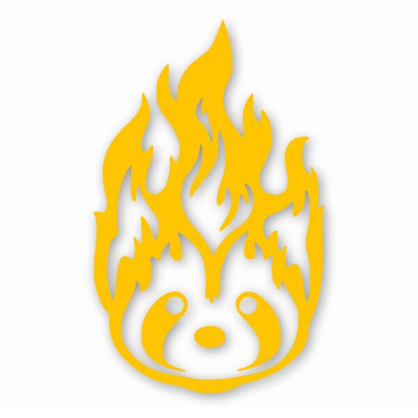 Fire Ferrets Anime Cartoon Pet Team - Vinyl Decal Sticker - CHOOSE Size & Color