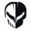 C8 Jake Skull Corvette Stingray - Vinyl Decal Sticker - CHOOSE Size & Color