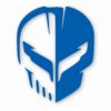 C8 Jake Skull Corvette Stingray - Vinyl Decal Sticker - CHOOSE Size & Color