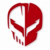C8 Jake Skull Corvette Stingray - Vinyl Decal Sticker - CHOOSE Size & Color