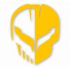 C8 Jake Skull Corvette Stingray - Vinyl Decal Sticker - CHOOSE Size & Color