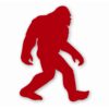 Sasquatch Bigfoot Yeti Silhouette - Vinyl Decal Sticker - CHOOSE Size & Color