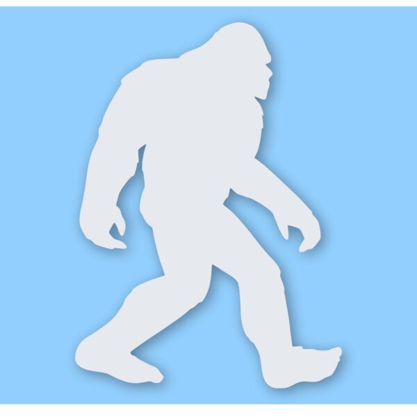 Sasquatch Bigfoot Yeti Silhouette - Vinyl Decal Sticker - CHOOSE Size & Color