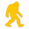 Sasquatch Bigfoot Yeti Silhouette - Vinyl Decal Sticker - CHOOSE Size & Color