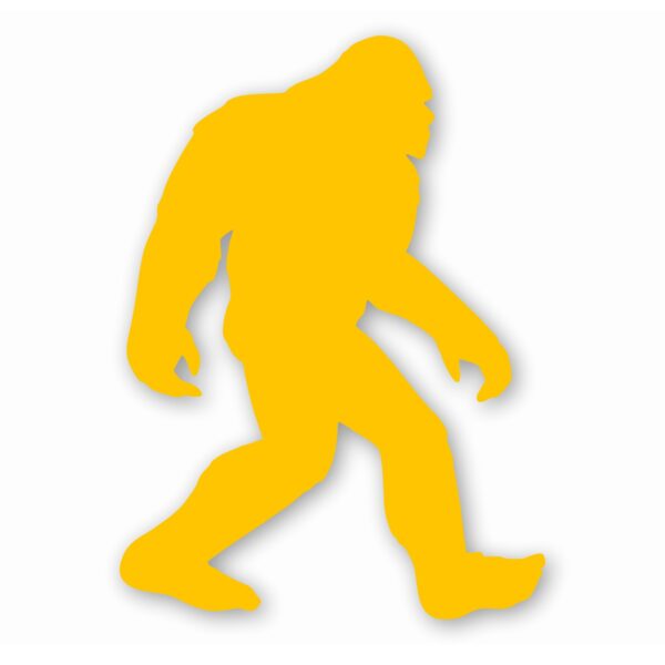 Sasquatch Bigfoot Yeti Silhouette - Vinyl Decal Sticker - CHOOSE Size & Color