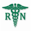 Caduceus RN Symbol Nurse Medical - Vinyl Decal Sticker - CHOOSE Size & Color