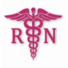 Caduceus RN Symbol Nurse Medical - Vinyl Decal Sticker - CHOOSE Size & Color