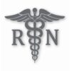 Caduceus RN Symbol Nurse Medical - Vinyl Decal Sticker - CHOOSE Size & Color