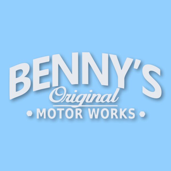 Bennys Original Motor Works GTA Game - Vinyl Decal Sticker - CHOOSE Size & Color
