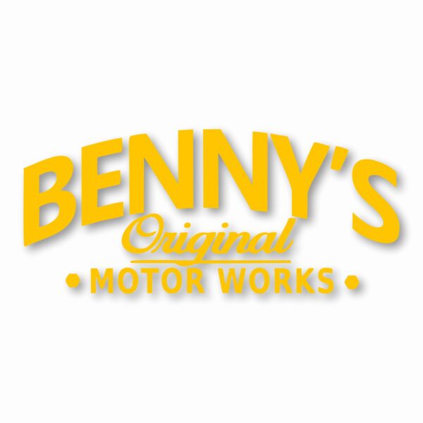 Bennys Original Motor Works GTA Game - Vinyl Decal Sticker - CHOOSE Size & Color