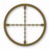 Crosshair Scope - Vinyl Decal Sticker - CHOOSE Size & Color