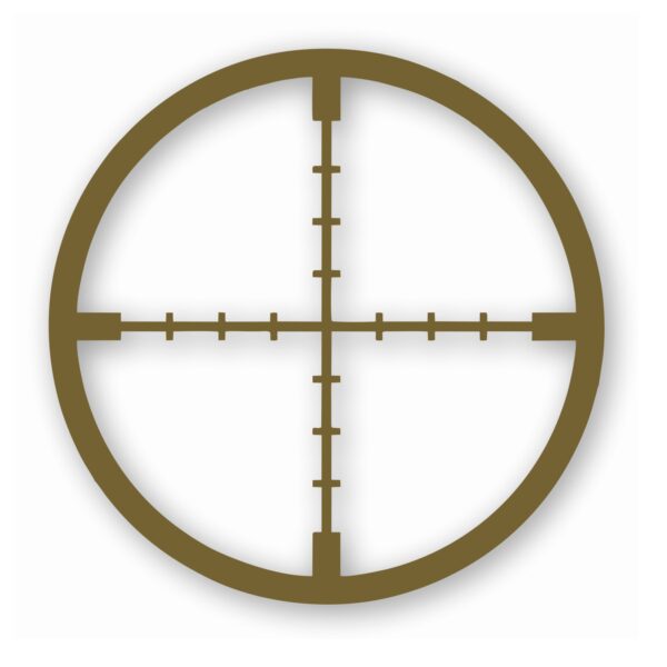 Crosshair Scope - Vinyl Decal Sticker - CHOOSE Size & Color